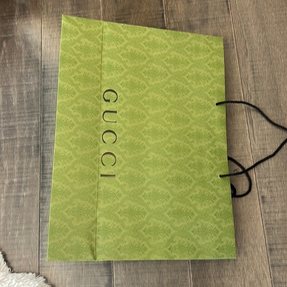 AUTHENTIC LARGE GUCCI PAPER SHOPPING BAG - Picture 12 of 17